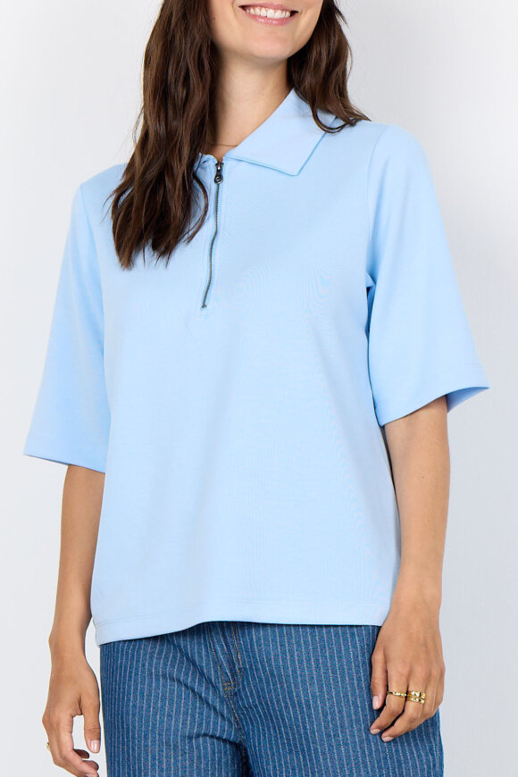 SoyaConcept - SC-Banu 290 - Polo Sweat - Lyseblå