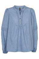 Prepair - Luna Bluse - Denim Look - Blå