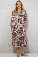 Prepair - Carla Dress - Print Midi Kjole - Blomme
