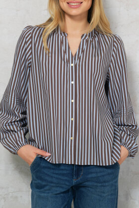 Prepair - Harriet Skjortebluse - Brun Prepair - Harriet Skjortebluse - Brun