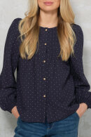 Prepair - Victoria Skjortebluse - Polka - Mørkeblå