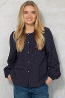 Prepair - Victoria Skjortebluse - Polka - Mørkeblå