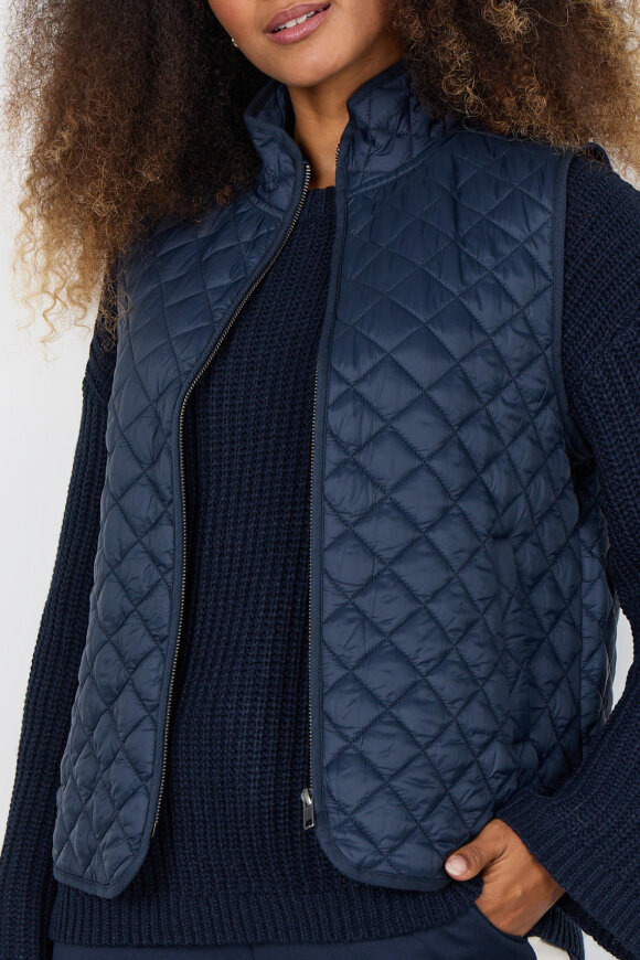 SoyaConcept - SC-Benete 1 Waistcoat - Mørkeblå SoyaConcept - SC-Benete 1 Waistcoat - Mørkeblå