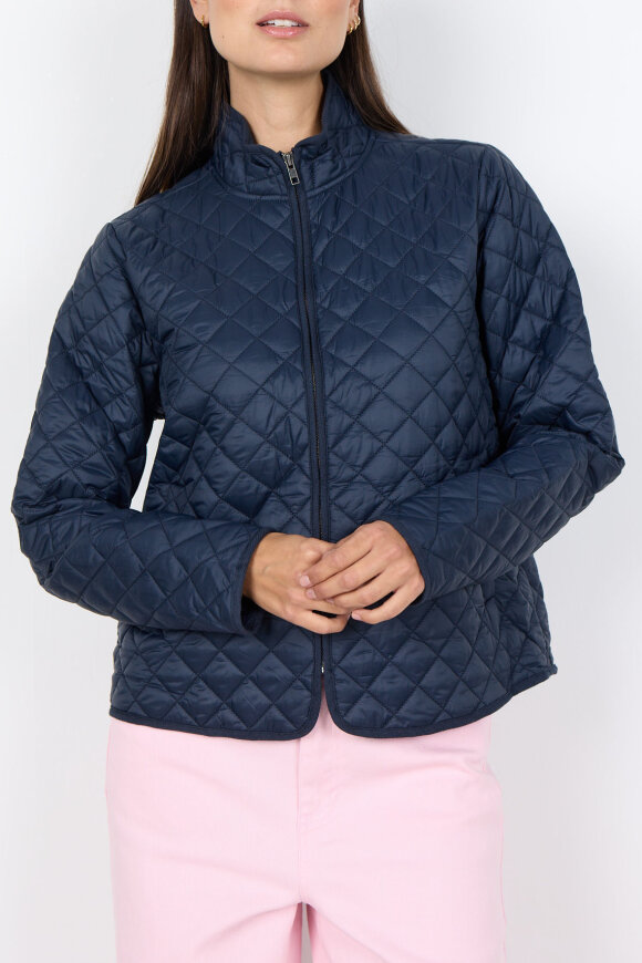 SoyaConcept - SC-Benete 2 Quilt Jakke - Mørkeblå SoyaConcept - SC-Benete 2 Quilt Jakke - Mørkeblå