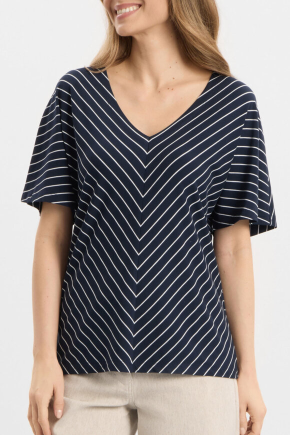 Laurie - Ingrid Blouse - Mørkeblå Laurie - Ingrid Blouse - Mørkeblå