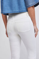 Wonderjeans - Ankle Satin - Straight Leg Mid & Waist - Hvid Wonderjeans - Ankle Satin - Straight Leg Mid & Waist - Hvid