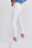Wonderjeans - Ankle Satin - Straight Leg Mid & Waist - Hvid Wonderjeans - Ankle Satin - Straight Leg Mid & Waist - Hvid