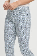 Wonderjeans - Ankle - Straight Leg Mid & Waist - Hvid/Blå