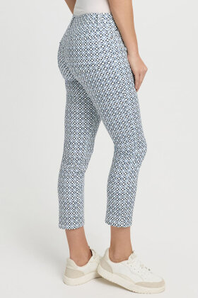 Wonderjeans - Ankle - Straight Leg Mid & Waist - Hvid/Blå