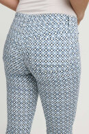 Wonderjeans - Ankle - Straight Leg Mid & Waist - Hvid/Blå