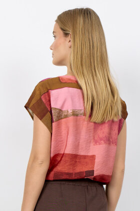 SoyaConcept - SC-Catania 1 - Print Bluse - Rosa