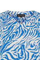 No.1 by OX -  Print Tunika Bluse - Blå