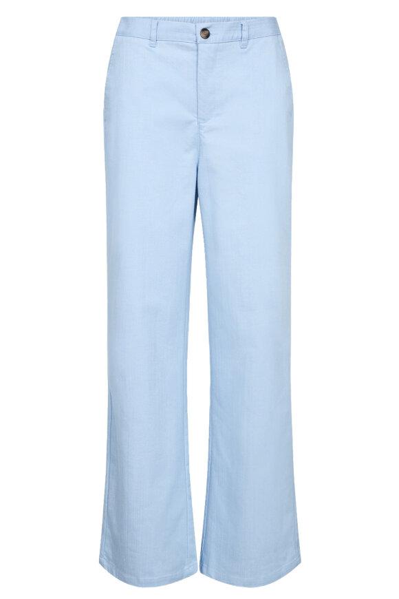 SoyaConcept - SC-Castanie 1-B - Vævet Buks - Lyseblå