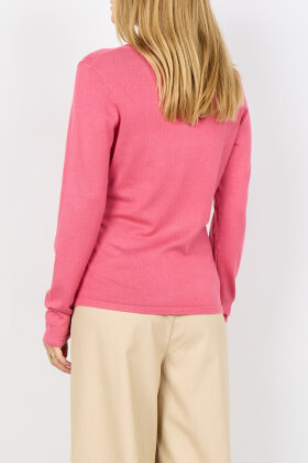 SoyaConcept - SC-Dollie 446 - Kort Strik Cardigan - Rosa