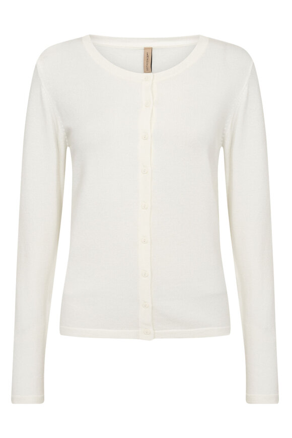 SoyaConcept - SC-Dollie 446 - Kort Strik Cardigan - Off White