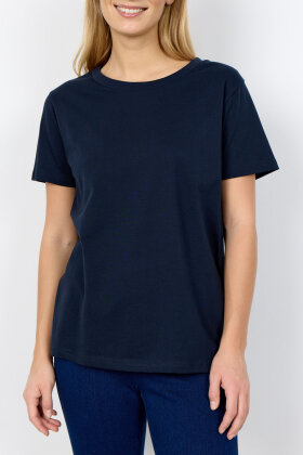 SoyaConcept - SC-Derby 1 - Basis T-shirt - Mørkeblå SoyaConcept - SC-Derby 1 - Basis T-shirt - Mørkeblå