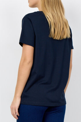 SoyaConcept - SC-Derby 1 - Basis T-shirt - Mørkeblå