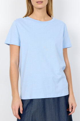 SoyaConcept - SC-Derby 1 - Basis T-shirt - Lyseblå SoyaConcept - SC-Derby 1 - Basis T-shirt - Lyseblå