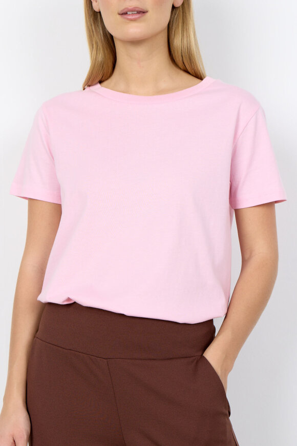 SoyaConcept - SC-Derby 1 - Basis T-shirt - Lyserød