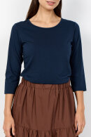 SoyaConcept - SC-Pylle 32 - Basis T-shirt 3/4 - Mørkeblå SoyaConcept - SC-Pylle 32 - Basis T-shirt 3/4 - Mørkeblå