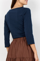 SoyaConcept - SC-Pylle 32 - Basis T-shirt 3/4 - Mørkeblå SoyaConcept - SC-Pylle 32 - Basis T-shirt 3/4 - Mørkeblå