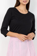 SoyaConcept - SC-Pylle 32 - Basis T-shirt 3/4 - Sort