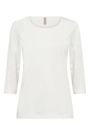SoyaConcept - SC-Pylle 32 - Basis T-shirt 3/4 - Off White