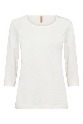 SoyaConcept - SC-Pylle 32 - Basis T-shirt 3/4 - Off White