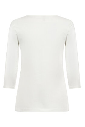 SoyaConcept - SC-Pylle 32 - Basis T-shirt 3/4 - Off White