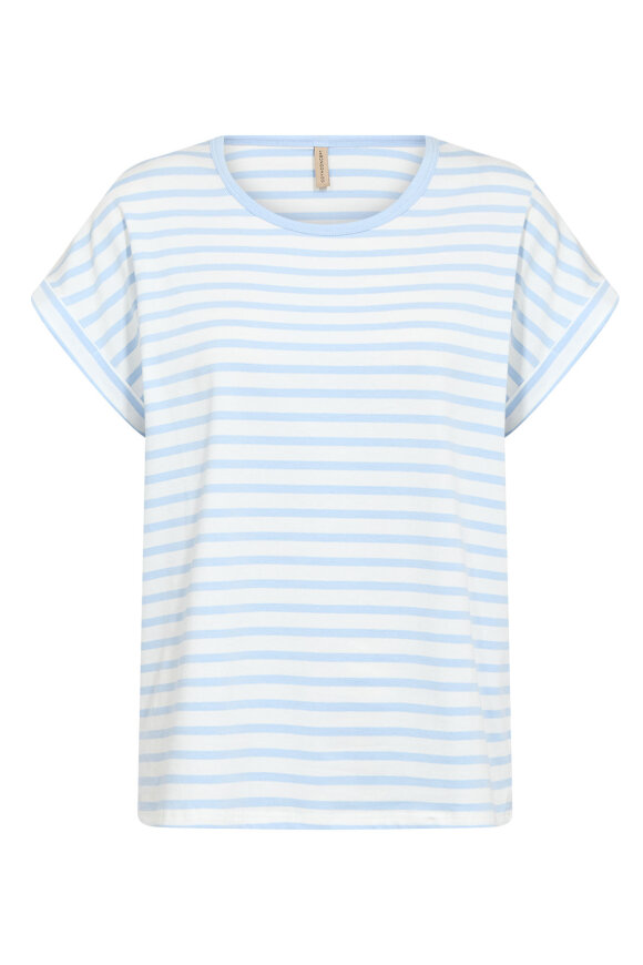SoyaConcept - SC-Rina Stripe 18 T-shirt - Lyseblå