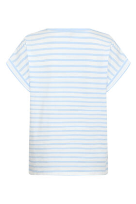 SoyaConcept - SC-Rina Stripe 18 T-shirt - Lyseblå