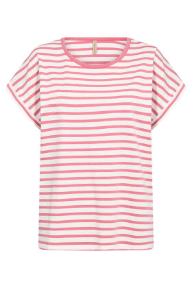 SoyaConcept - SC-Rina Stripe 18 T-shirt - Rosa