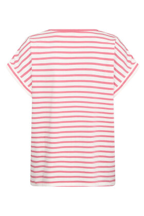 SoyaConcept - SC-Rina Stripe 18 T-shirt - Rosa