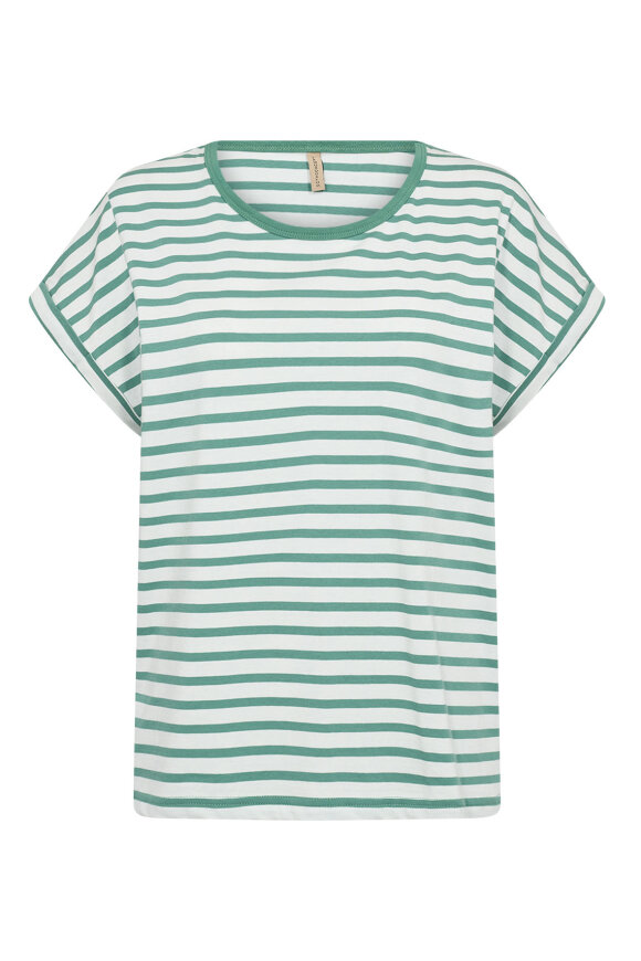 SoyaConcept - SC-Rina Stripe 18 T-shirt - Grøn