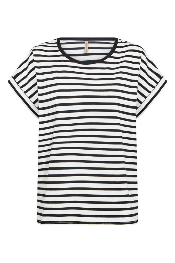 SoyaConcept - SC-Rina Stripe 18 T-shirt - Sort SoyaConcept - SC-Rina Stripe 18 T-shirt - Sort