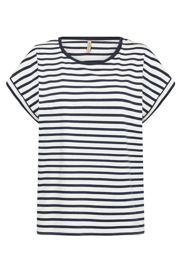SoyaConcept - SC-Rina Stripe 18 T-shirt - Navy SoyaConcept - SC-Rina Stripe 18 T-shirt - Navy