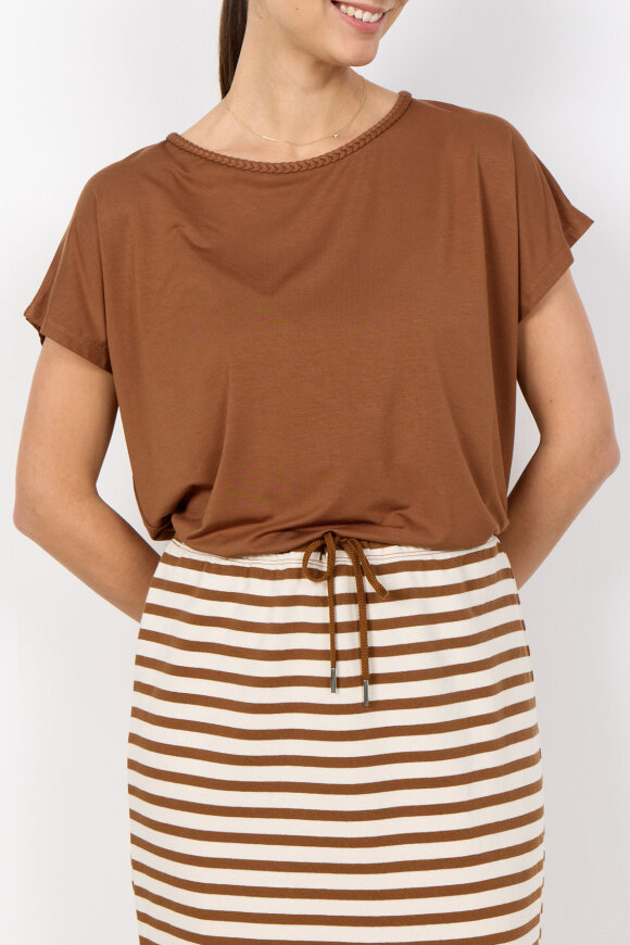 SoyaConcept - SC-Marica 354 T-shirt - Toffee