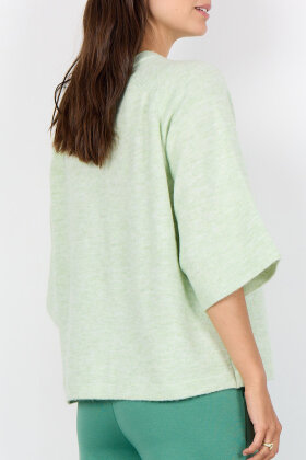 SoyaConcept - SC-Orlean 1 - Vamset Raglan Strik - Lysegrøn