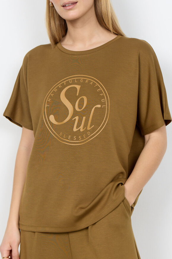 SoyaConcept - SC-Banu 301 - Print Sweater - Oliven