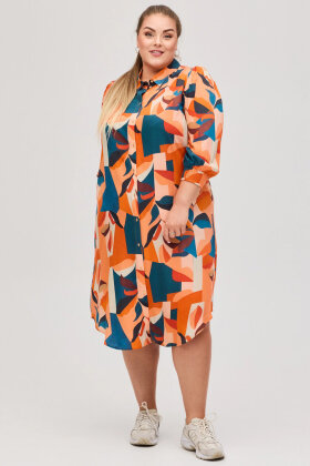 No.1 by OX - Skjortekjole - Orange