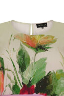 No.1 by OX - Lang Kjole Blomstret - Sand