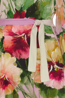 No.1 by OX - Lang Kjole Blomstret - Sand