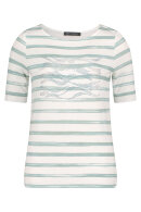 Betty Barclay - T-shirt Stribet - Grøn