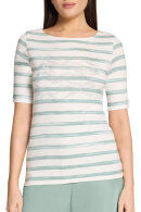 Betty Barclay - T-shirt Stribet - Grøn