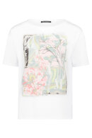 Betty Barclay - Detaljerig Print T-shirt - Hvid