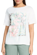 Betty Barclay - Detaljerig Print T-shirt - Hvid
