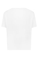 Betty Barclay - Detaljerig Print T-shirt - Hvid