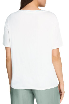 Betty Barclay - Detaljerig Print T-shirt - Hvid