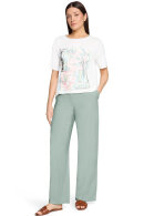 Betty Barclay - Detaljerig Print T-shirt - Hvid