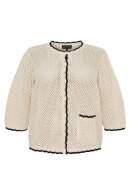 No.1 by OX - Hulstrikket Cardigan - Off White